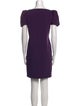 Diane von Furstenberg Bateau Neckline Mini Dress