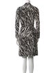 Diane von Furstenberg Printed Knee-Length Dress