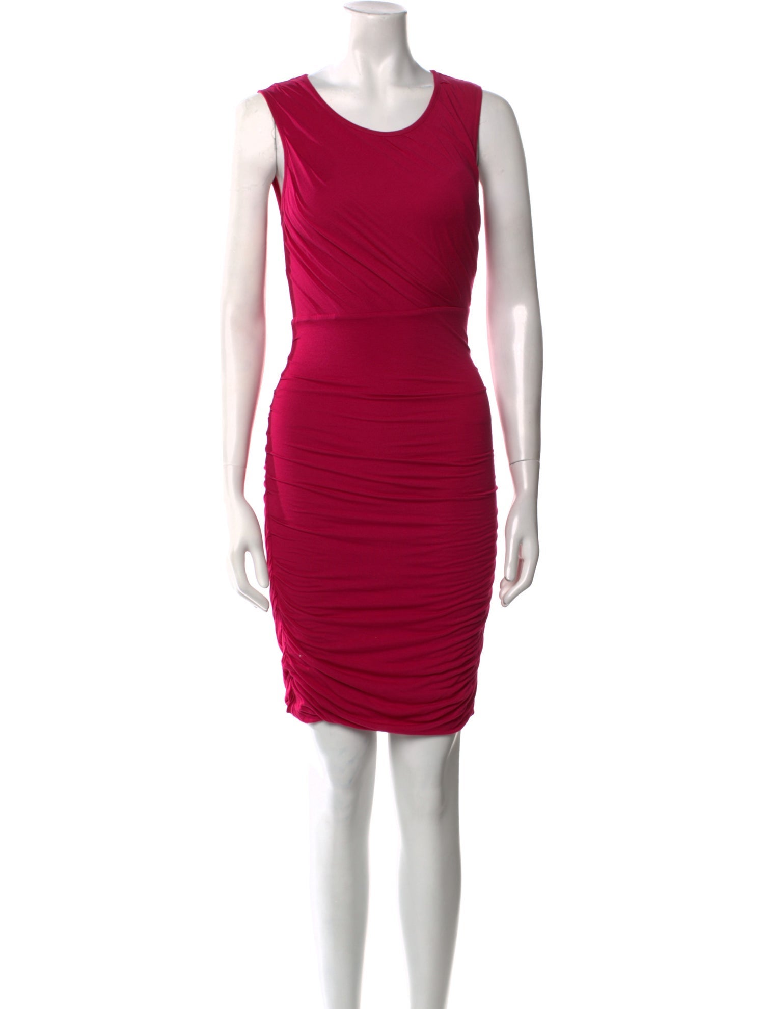 Diane von Furstenberg Scoop Neck Mini Dress