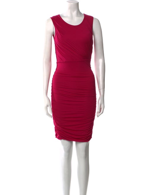 Diane von Furstenberg Scoop Neck Mini Dress