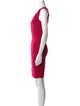 Diane von Furstenberg Scoop Neck Mini Dress
