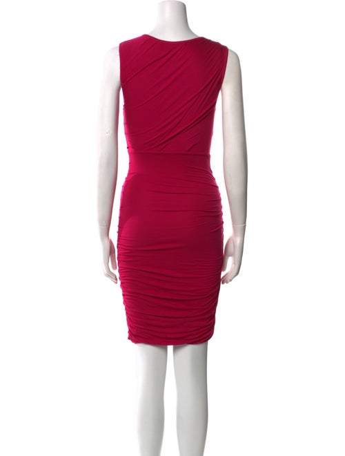 Diane von Furstenberg Scoop Neck Mini Dress
