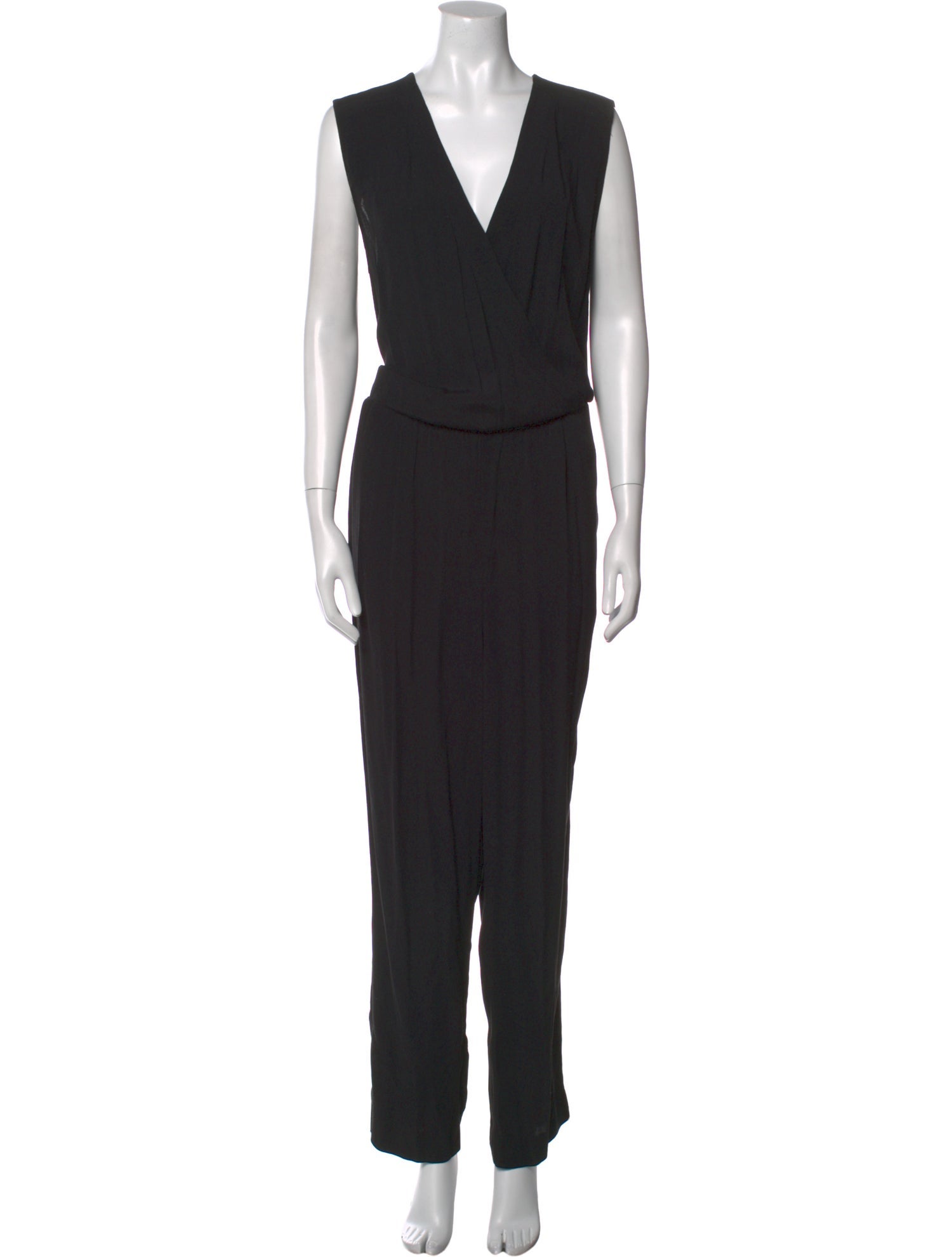 Diane von Furstenberg Plunge Neckline Jumpsuit