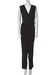 Diane von Furstenberg Plunge Neckline Jumpsuit
