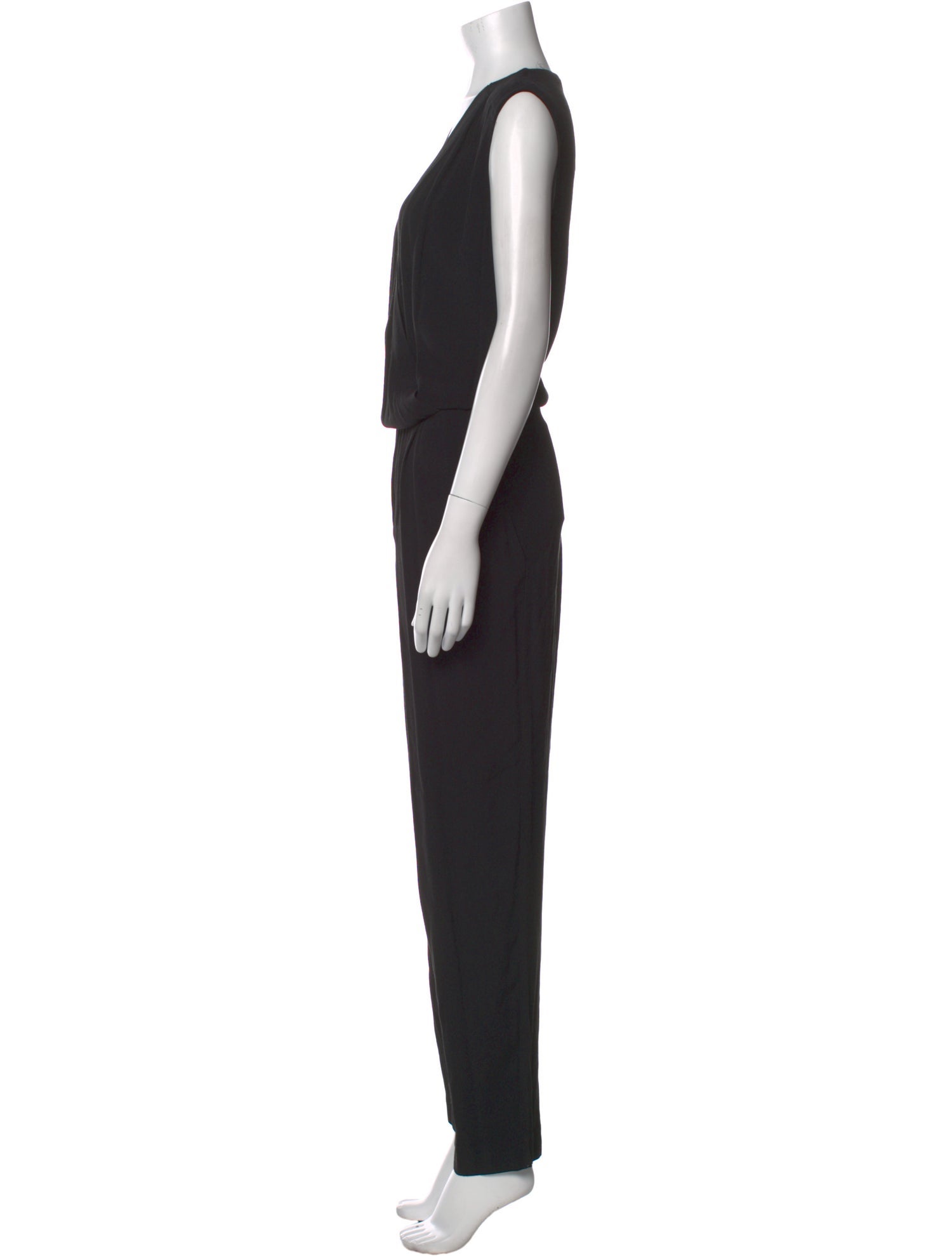 Diane von Furstenberg Plunge Neckline Jumpsuit