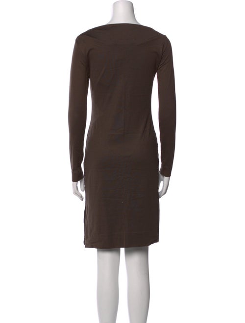 Diane von Furstenberg Bateau Neckline Mini Dress