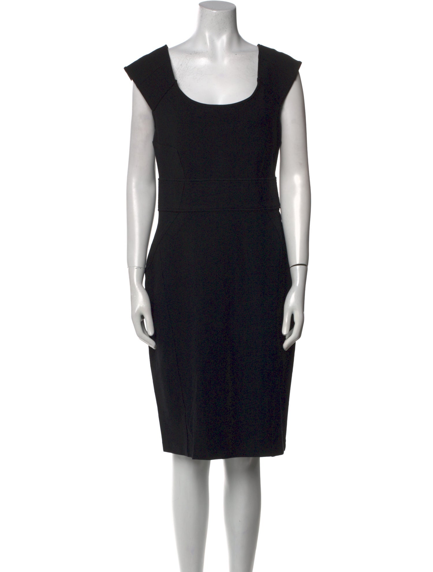 Diane von Furstenberg Scoop Neck Knee-Length Dress