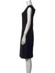 Diane von Furstenberg Scoop Neck Knee-Length Dress