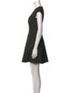 Diane von Furstenberg Scoop Neck Mini Dress