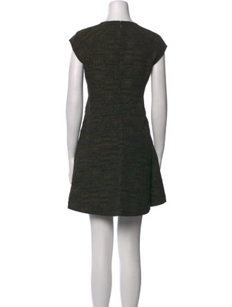 Diane von Furstenberg Scoop Neck Mini Dress