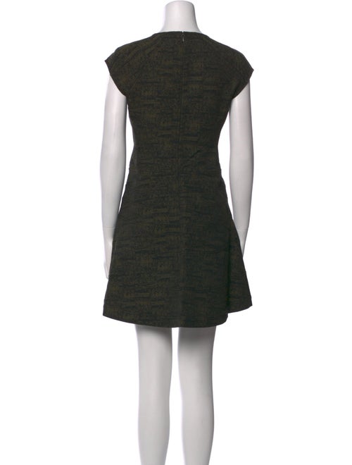 Diane von Furstenberg Scoop Neck Mini Dress