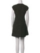 Diane von Furstenberg Scoop Neck Mini Dress