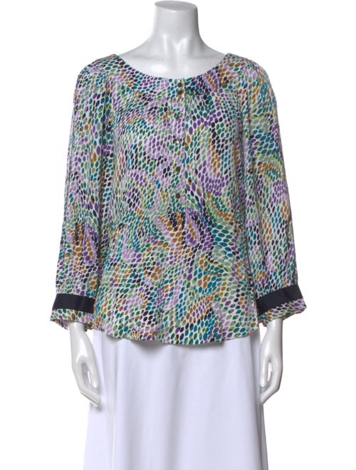Diane von Furstenberg Silk Printed Blouse