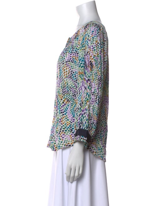 Diane von Furstenberg Silk Printed Blouse