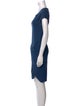 Diane von Furstenberg Scoop Neck Knee-Length Dress