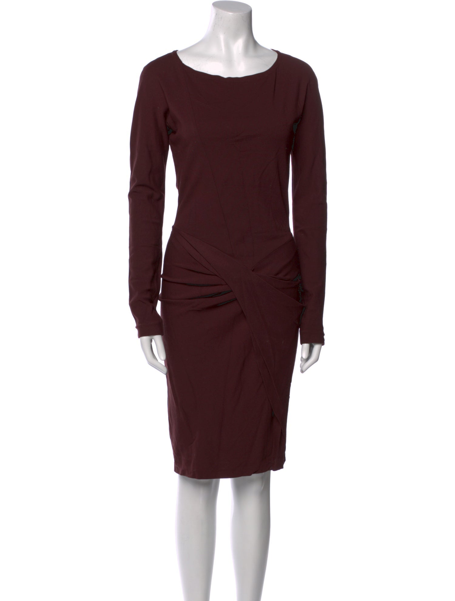Diane von Furstenberg Bateau Neckline Knee-Length Dress