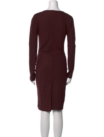 Diane von Furstenberg Bateau Neckline Knee-Length Dress