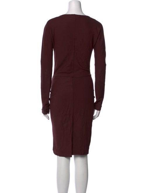 Diane von Furstenberg Bateau Neckline Knee-Length Dress