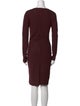 Diane von Furstenberg Bateau Neckline Knee-Length Dress