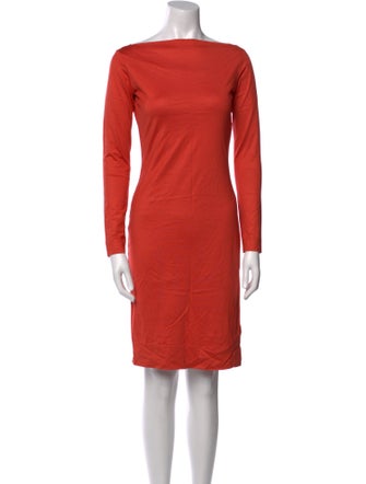 Diane von Furstenberg Bateau Neckline Knee-Length Dress