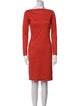 Diane von Furstenberg Bateau Neckline Knee-Length Dress