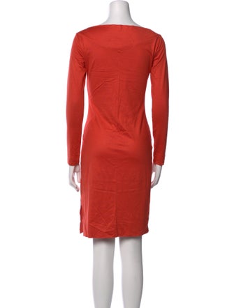 Diane von Furstenberg Bateau Neckline Knee-Length Dress