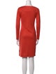 Diane von Furstenberg Bateau Neckline Knee-Length Dress