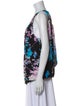 Diane von Furstenberg Silk Floral Print Blouse