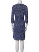 Diane von Furstenberg Printed Knee-Length Dress