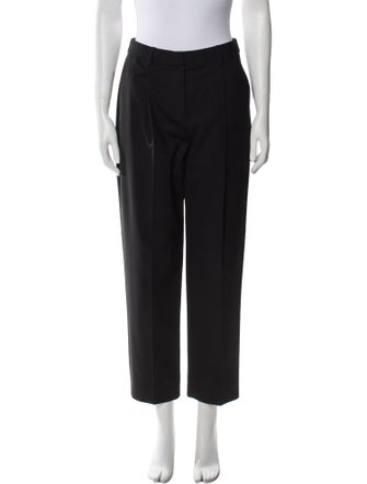 Diane von Furstenberg Wool Straight Leg Pants