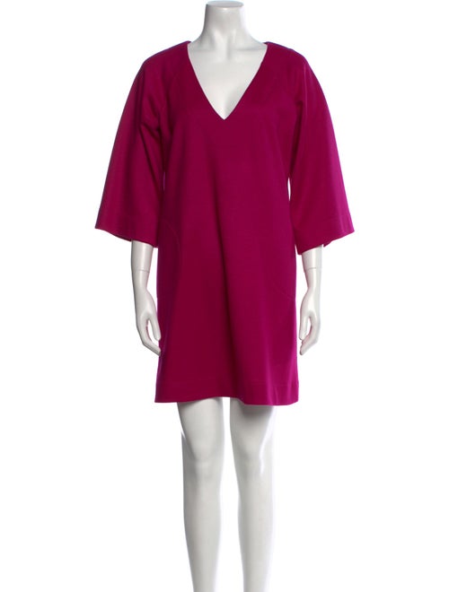 Diane von Furstenberg V-Neck Mini Dress