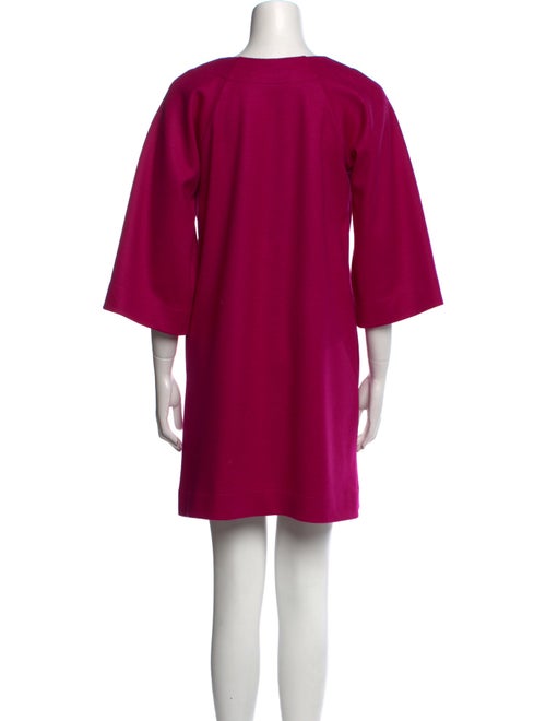 Diane von Furstenberg V-Neck Mini Dress