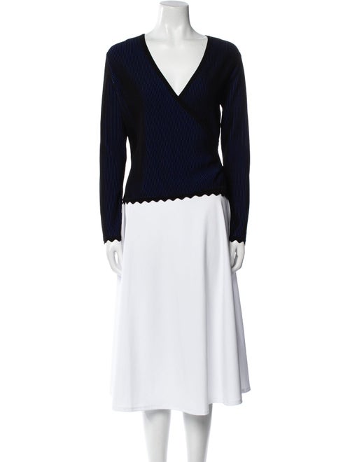 Diane von Furstenberg Scalloped Accent Robe