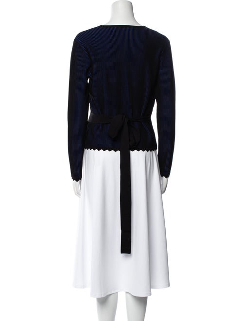 Diane von Furstenberg Scalloped Accent Robe