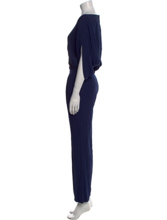 Diane von Furstenberg Bateau Neckline Jumpsuit