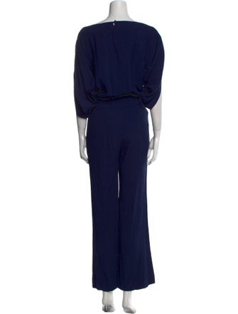 Diane von Furstenberg Bateau Neckline Jumpsuit