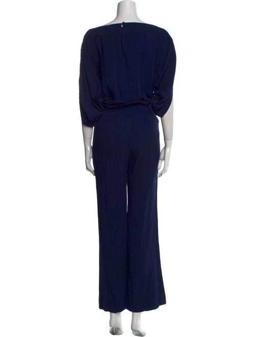 Diane von Furstenberg Bateau Neckline Jumpsuit