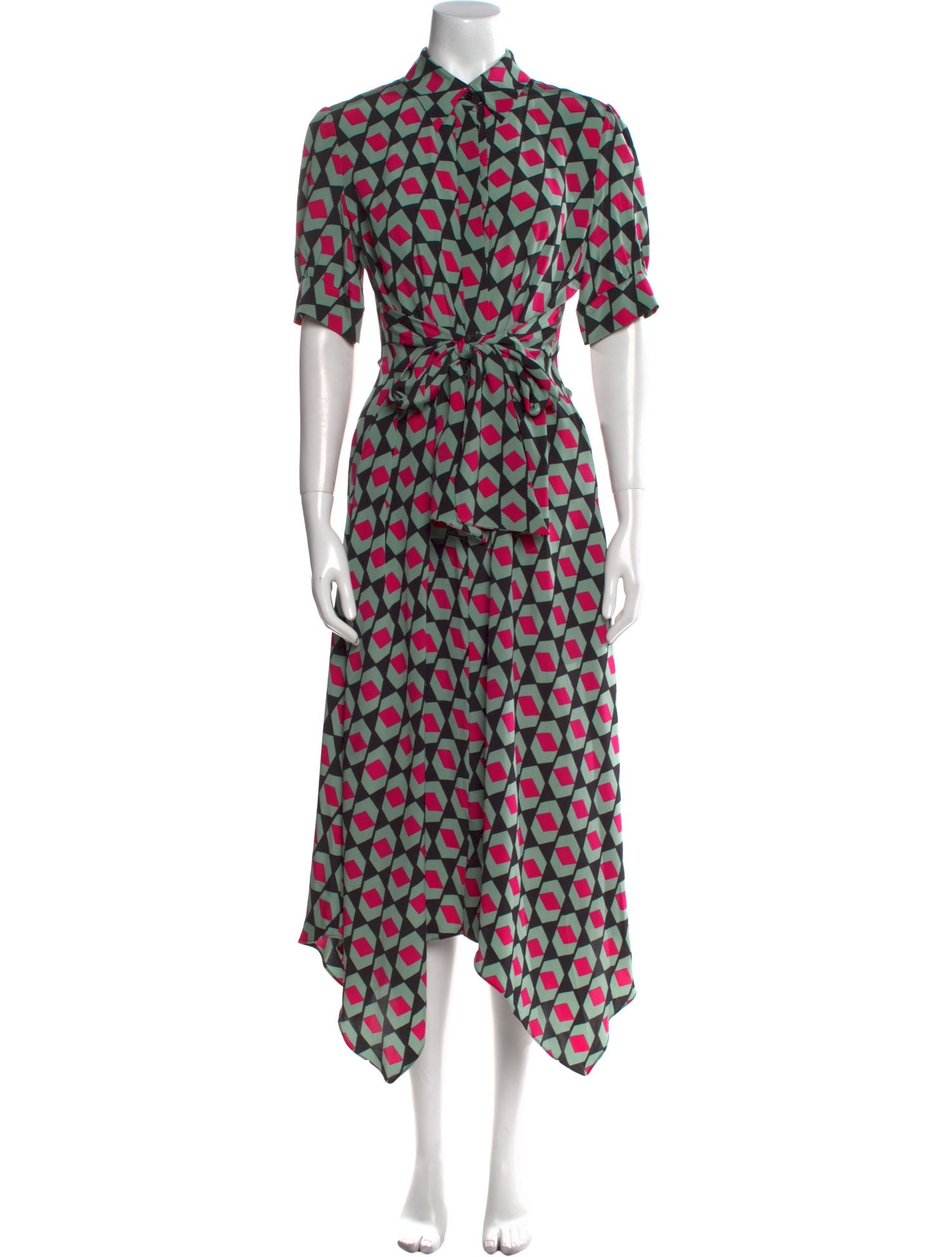 Diane von Furstenberg Printed Long Dress