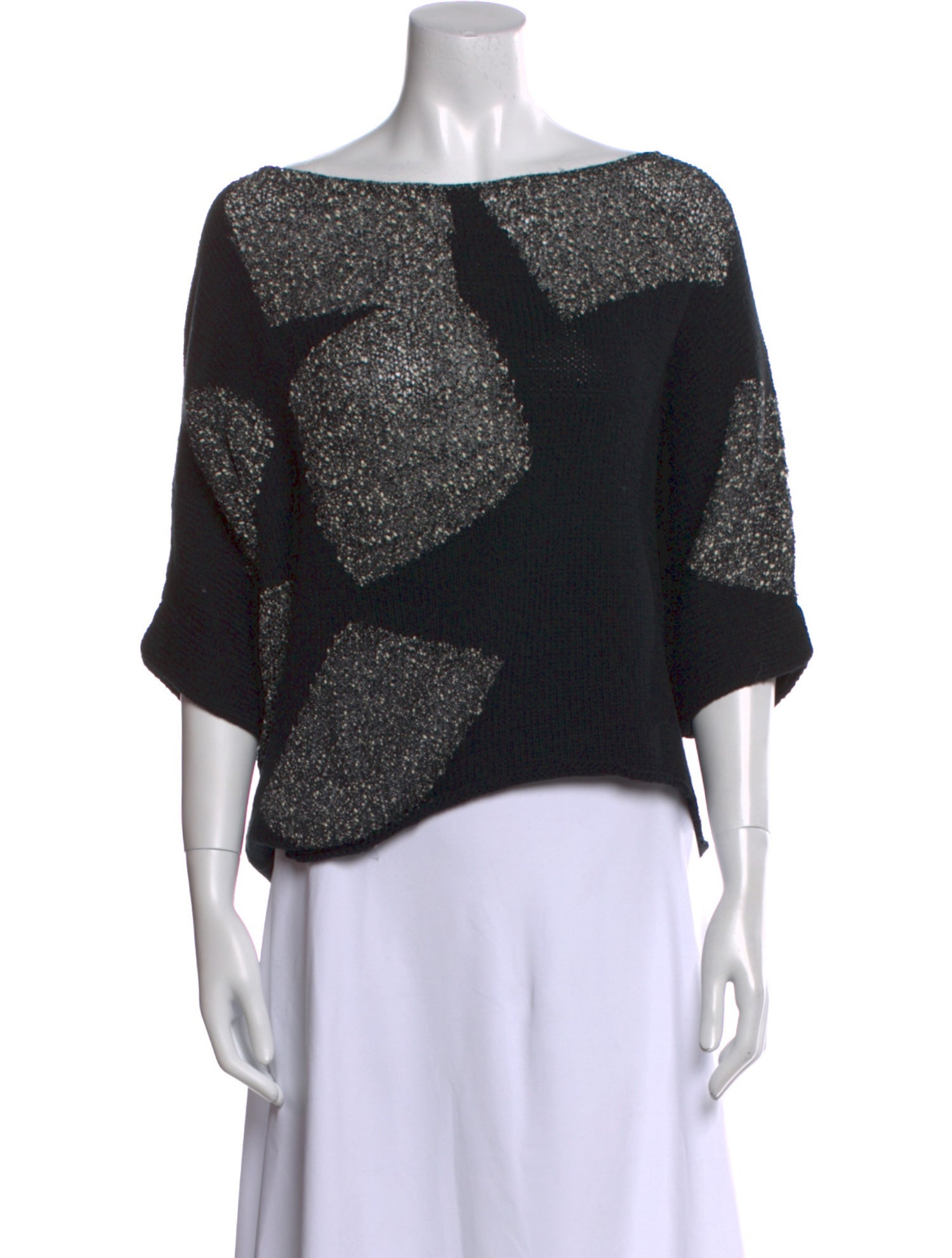 Diane von Furstenberg Printed Scoop Neck Crop Top