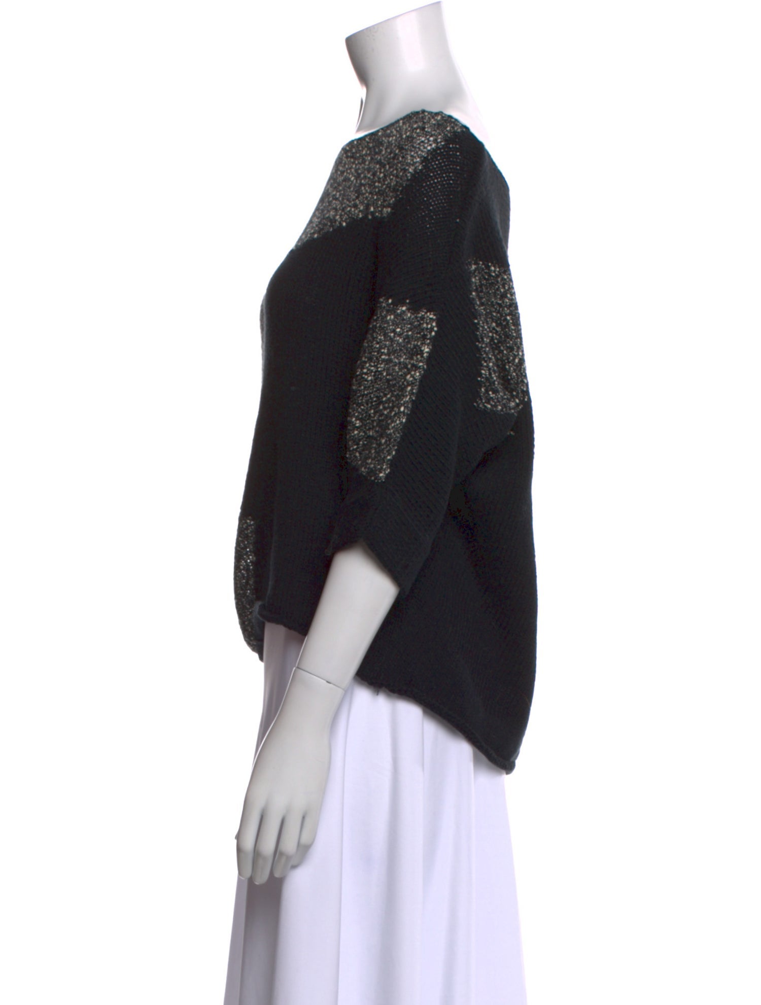 Diane von Furstenberg Printed Scoop Neck Crop Top