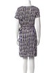 Diane von Furstenberg Printed Midi Length Dress