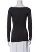 Diane von Furstenberg Wool Bateau Neckline Top