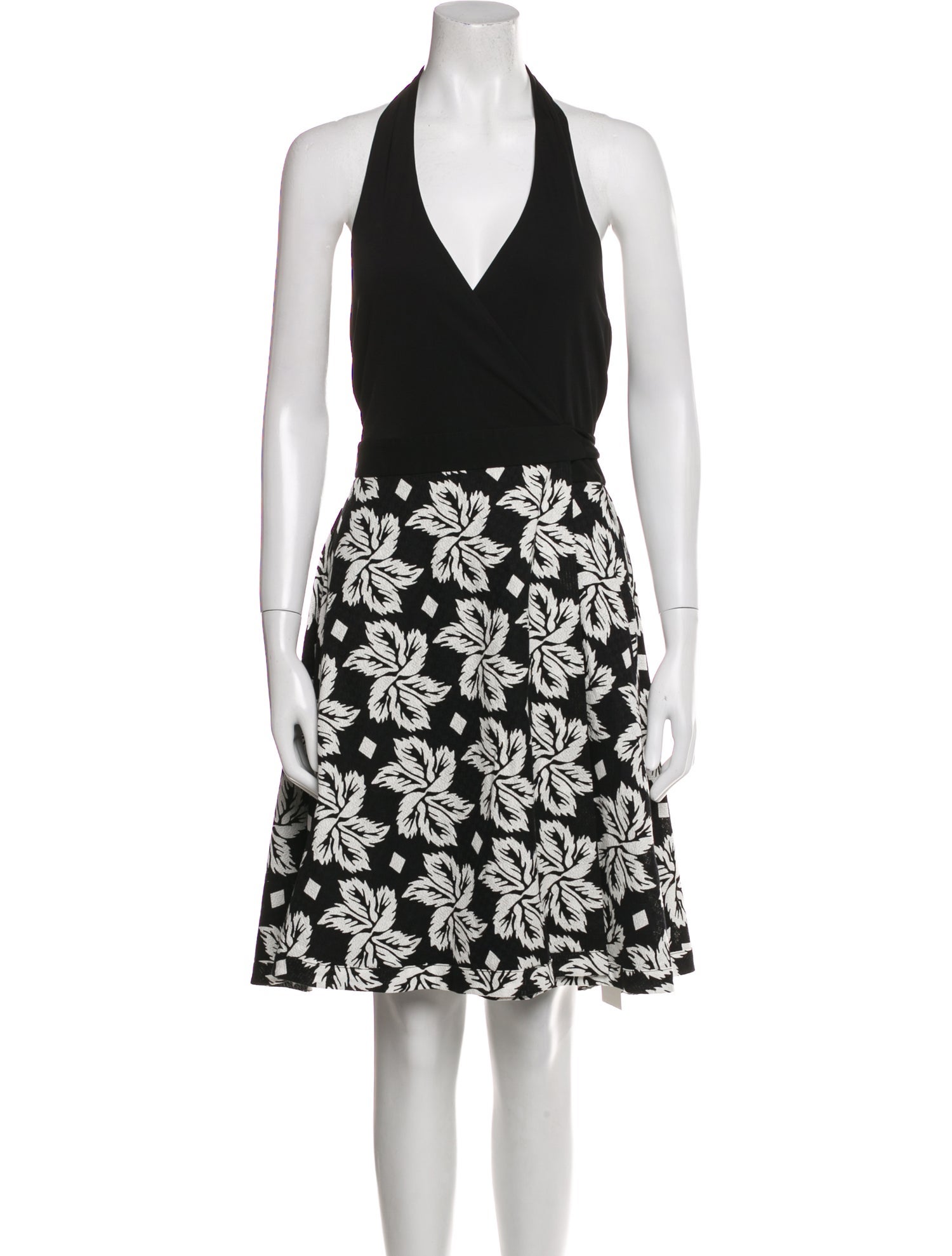 Diane von Furstenberg Floral Print Mini Dress