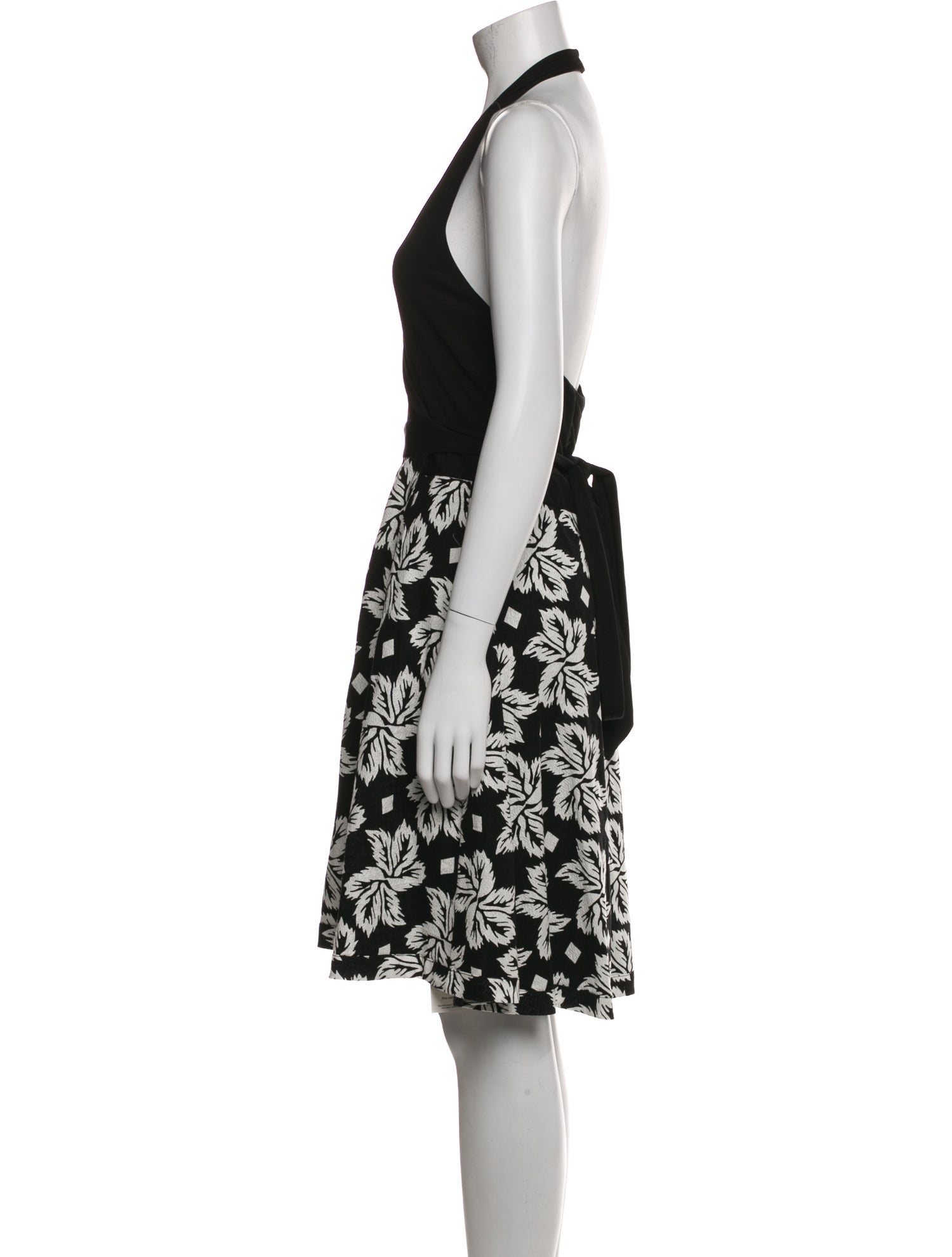 Diane von Furstenberg Floral Print Mini Dress
