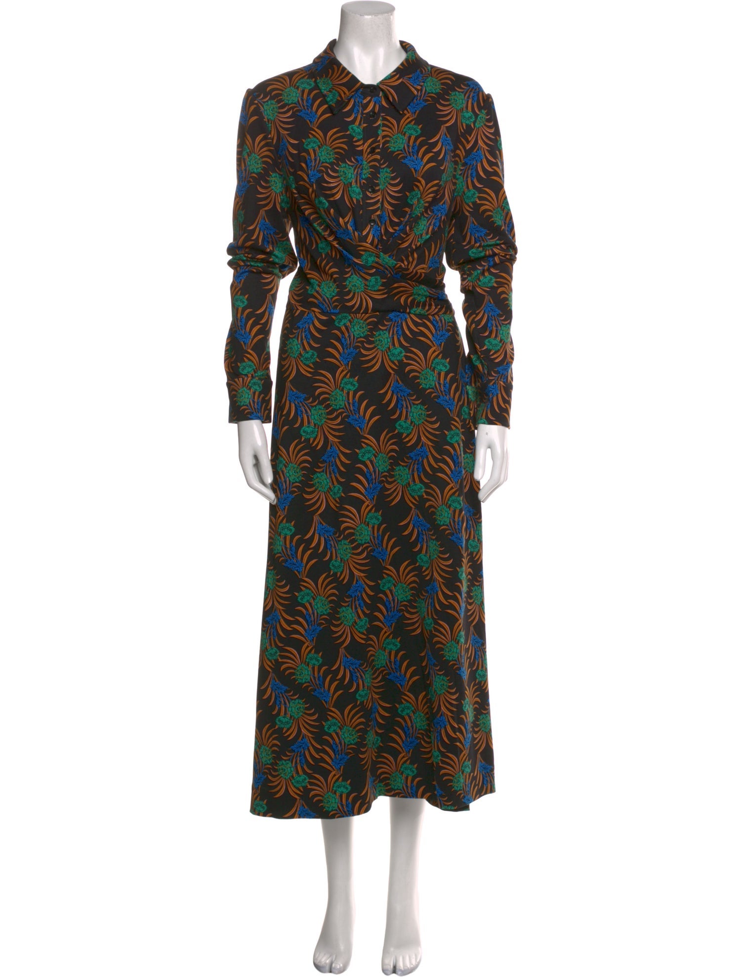 Diane von Furstenberg Printed Long Dress