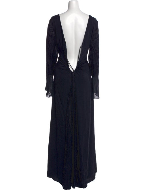 Diane von Furstenberg Scoop Neck Long Dress