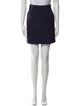 Diane von Furstenberg Pleated Accents Mini Skirt