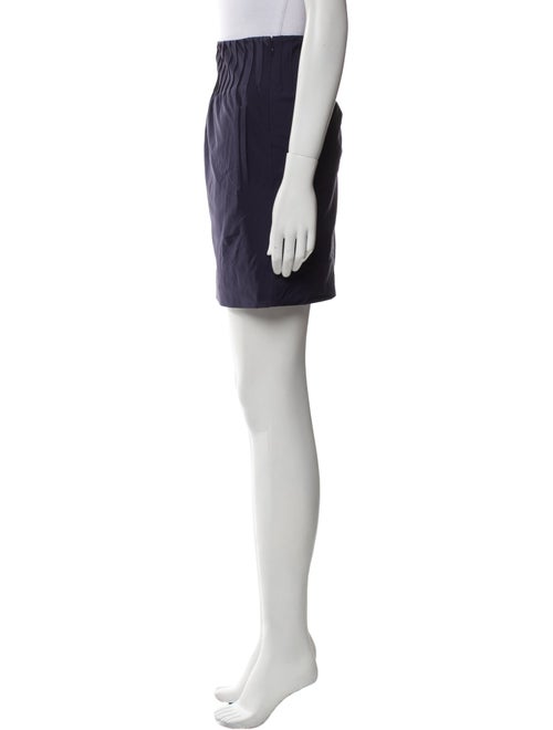 Diane von Furstenberg Pleated Accents Mini Skirt