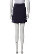 Diane von Furstenberg Pleated Accents Mini Skirt