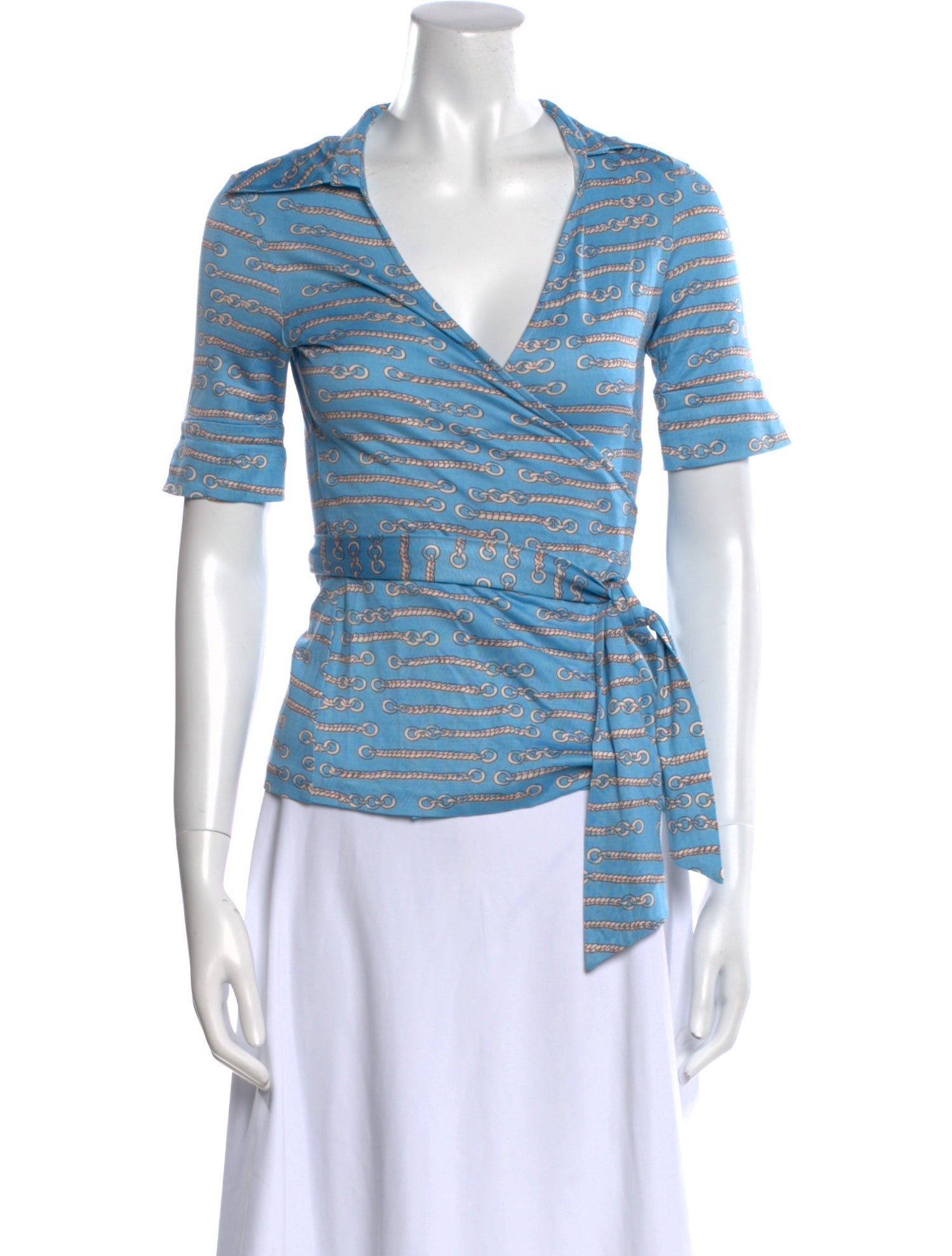 Diane von Furstenberg Silk Printed Top